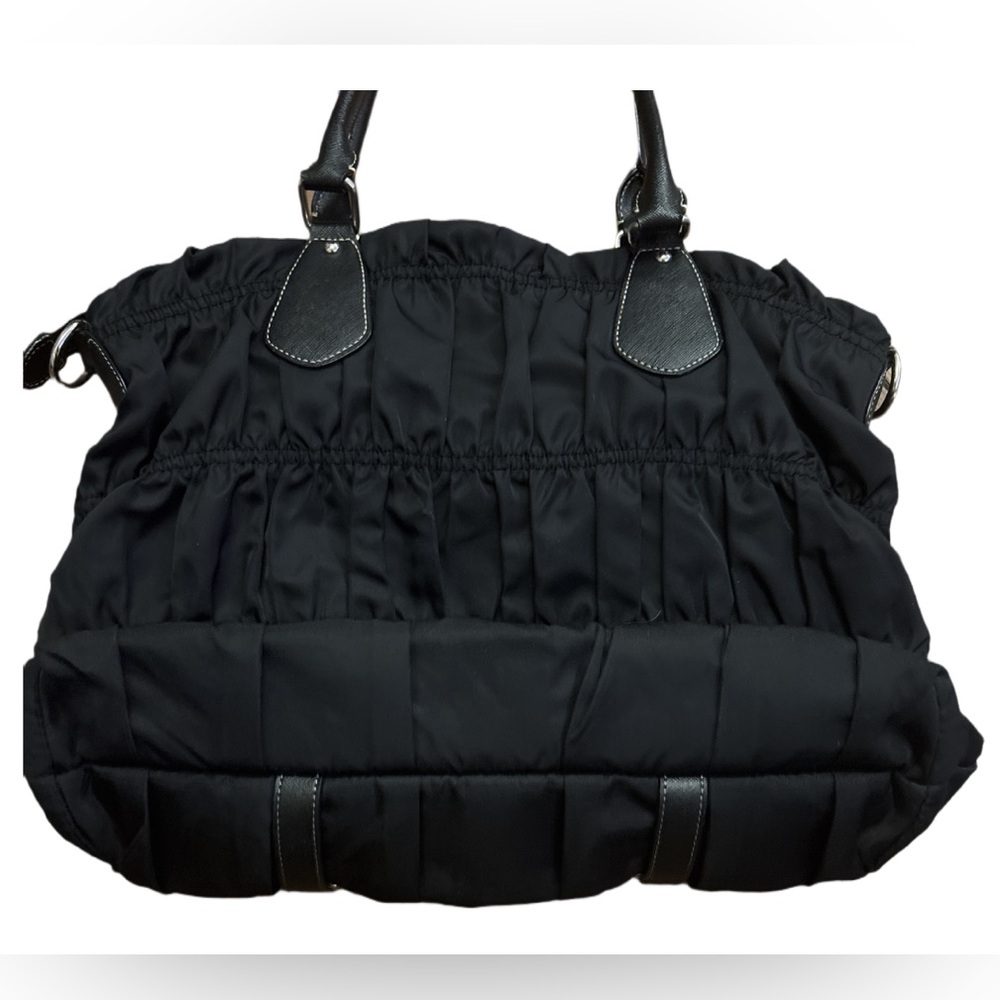 Prada Tessuto Black Quilted Tote Bag - Picture 3 of 7